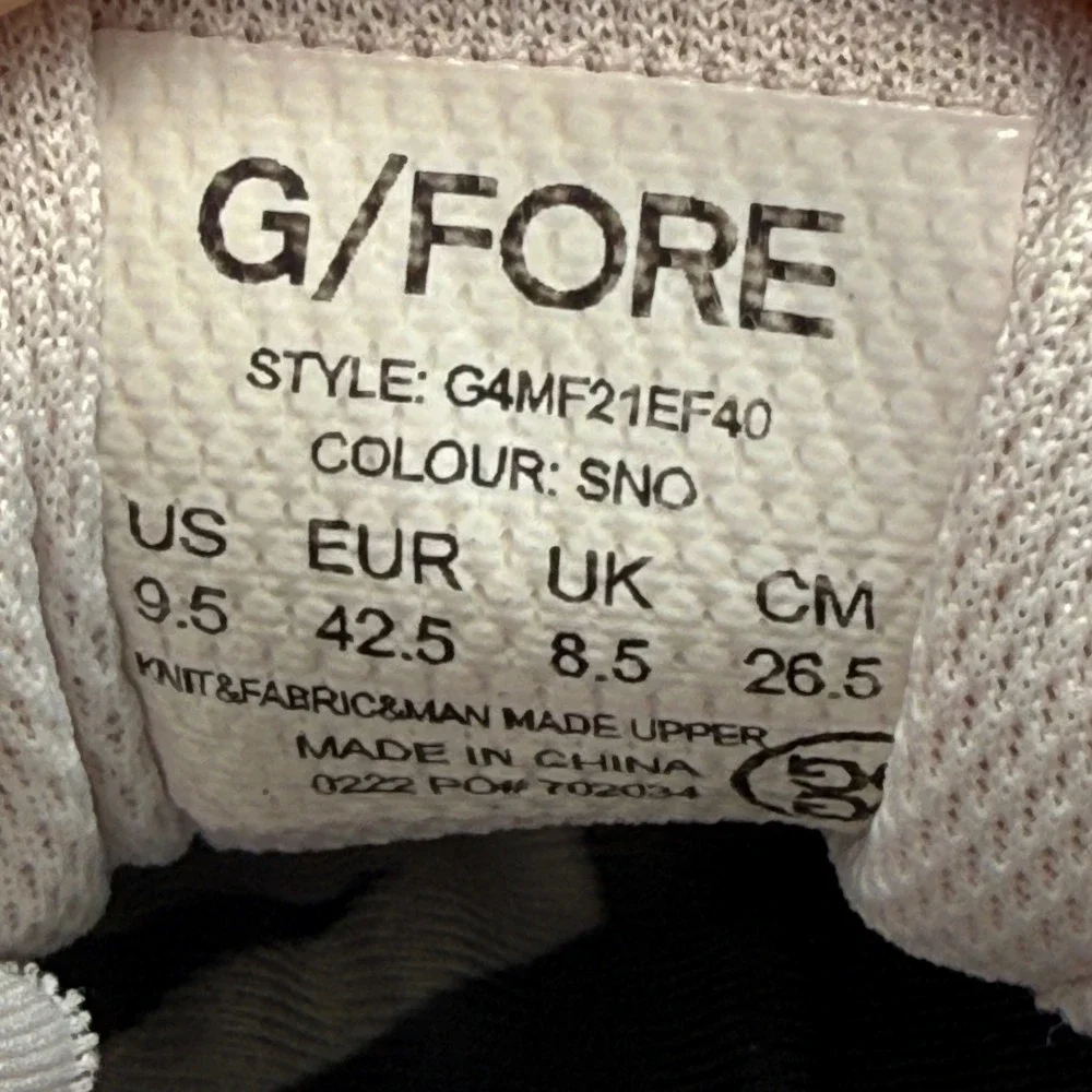 G/FORE MG4X2 Golf Cross Trainer SNO White Pink G4MF21EF40 Spikeless Mens 9.5